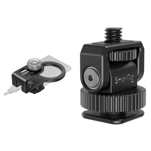 SmallRig Mini Cold Shoe Adapter + MagSafe Universal 2-in-1 SSD Holder Kit
