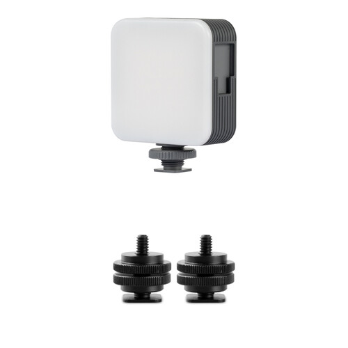 SmallRig P96 LED Video Light Kit with Two Shoe Adapters (Gray)
