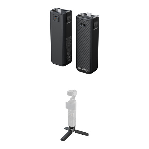 SmallRig Power Bank Grip and Quick Release Tripod Kit for DJI Osmo Pocket 3/4