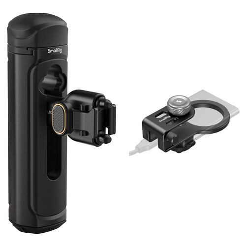 SmallRig Quick Release Side Handle with Universal 2-in-1 SSD Holder