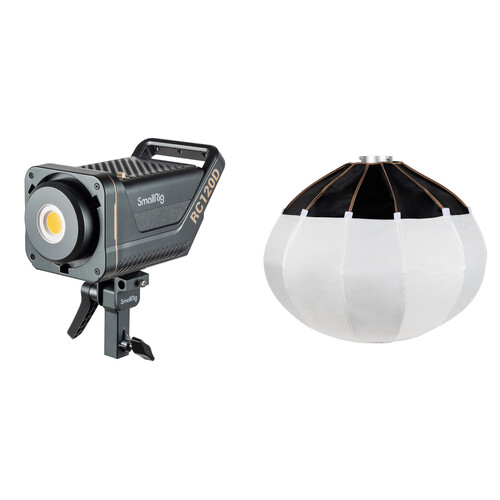 SmallRig RC 120D Daylight LED Monolight with Lantern Softbox (Travel Kit)