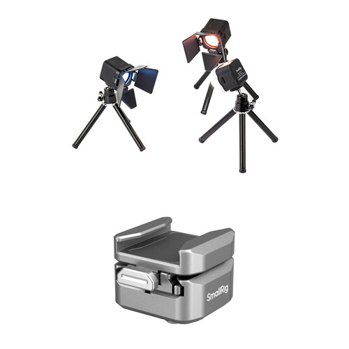 SmallRig RM01 Mini LED Video 3-Light Kit with Quick Release Shoe Receiver