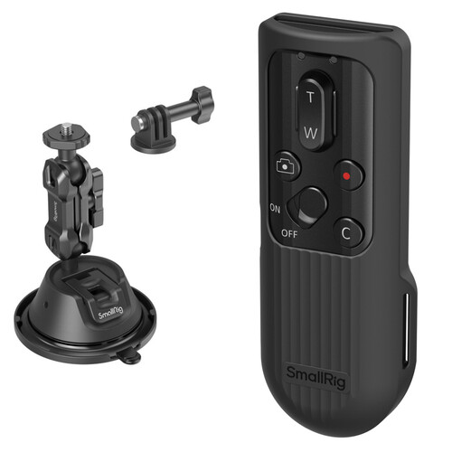 SmallRig SC-1K Portable Suction Cup Mount + Wireless Camera Remote Kit