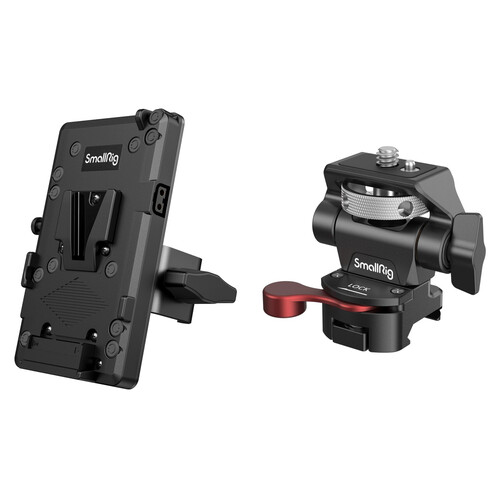 SmallRig V-Mount Battery Plate + NATO Clamp Monitor Mount Accessory Kit
