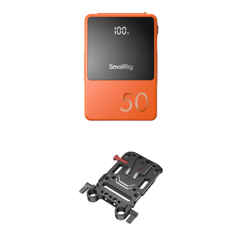 SmallRig VB50 MINI V MNT BATT - ORANGE + 3016