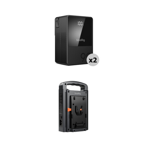 SmallRig VB99 Mini Kit with 2 V-Mount Batteries and Charger (99Wh)