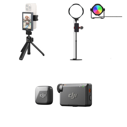 SmallRig Vlog Kit with Wireless Smartphone Video Monitor Starter Kit