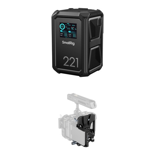 SmallRig X221 V-Mount Battery Kit with Arca-Type Plate and Battery Mount