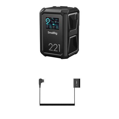SmallRig X221 V-Mount Battery with D-Tap to Sony NP-FZ100 Dummy Battery