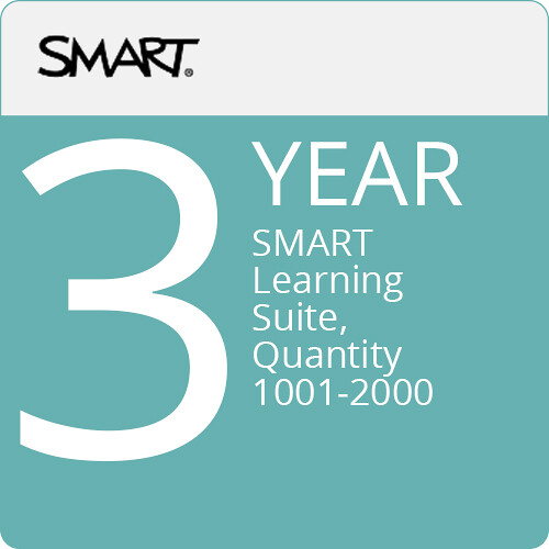 SMART Technologies SMART Learning Suite (3-Year Subscription, Quantity 1001-2000)