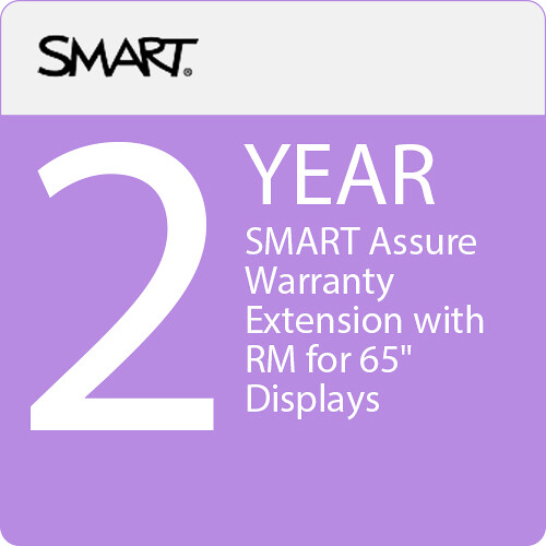 SMART Technologies 2 Year SMART Assure Warranty Extension with RM for 65" Displays