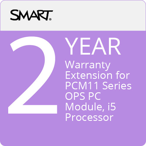 SMART Technologies 2-Year Warranty Extension for PCM11 Series OPS PC Module, i5 Processor