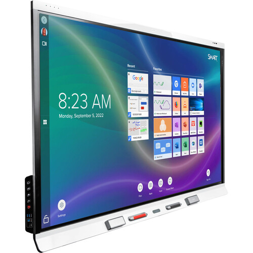 SMART Technologies SMART Board 6000S (V3) Series with iQ 75" UHD 4K Touchscreen Commercial Monitor (Black)