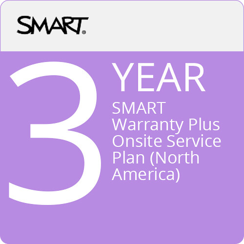 SMART Technologies 3-Year SMART Warranty Plus Onsite Service Plan (North America)