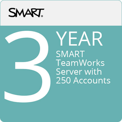 SMART Technologies SMART TeamWorks Server with 250 Accounts (3-Year Subscription)