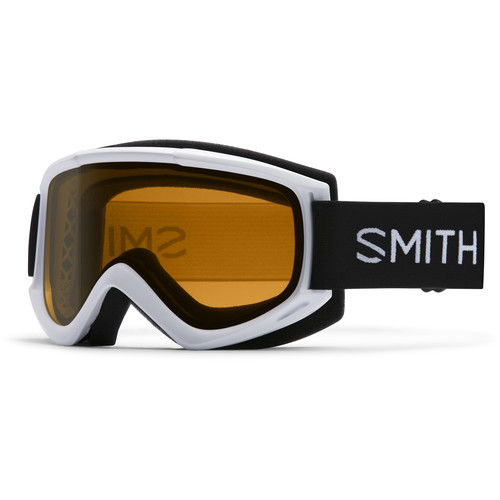 Smith Optics Medium-Fit Cascade Classic Snow Goggle (White Frame, Gold Lite Lens)