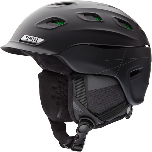 http www.theskibum.com smith-vantage-helmet-matte-black-h16-vamb Smith Optics Vantage Large Snow Helmet (Matte Black) H16-VAMBLG