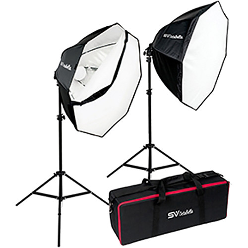 Smith-Victor OctaBella 1000W 2-LED Light Softbox Kit 401375 B&H