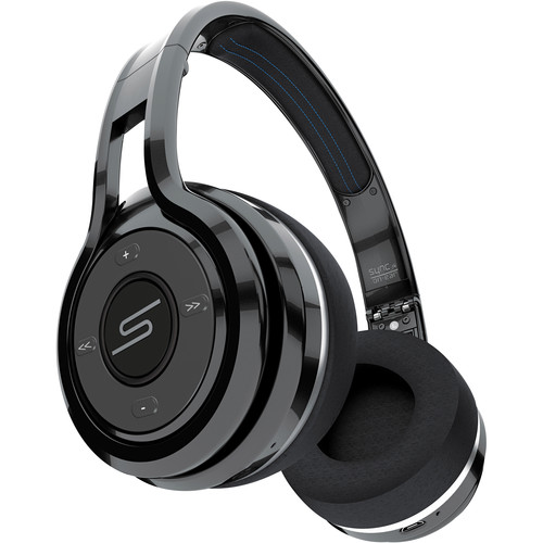 SMS Audio SYNC by 50 On-Ear Wireless Headphones (Shadow Black)