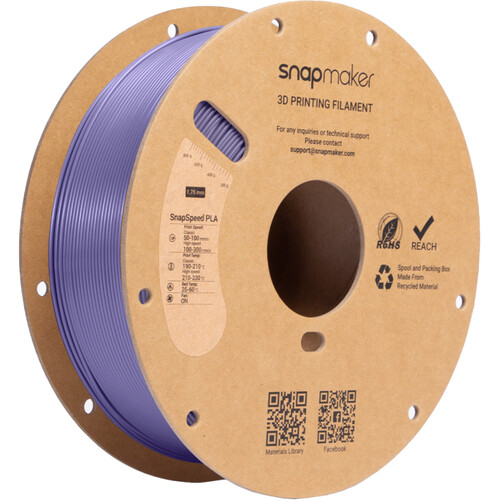 Snapmaker SnapSpeed PLA RFID Filament (1kg, Purple)