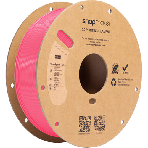 Snapmaker SnapSpeed PLA RFID Filament (1kg, Magenta)