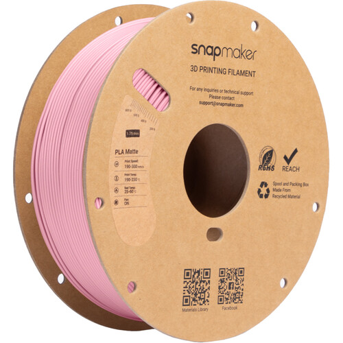 Snapmaker Matte PLA RFID Filament (1kg, Sakura Pink)