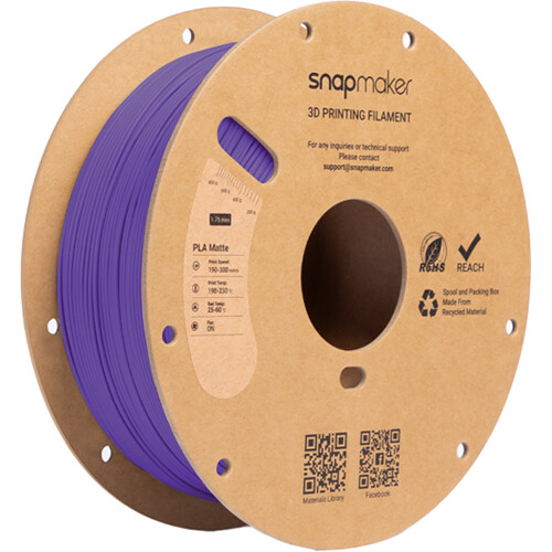 Snapmaker Matte PLA RFID Filament (1kg, Violet Purple)