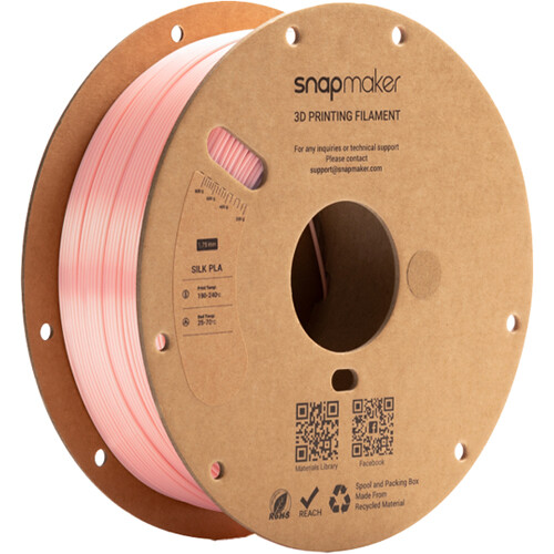 Snapmaker Silk PLA RFID Filament (1kg, Pearl Pink)