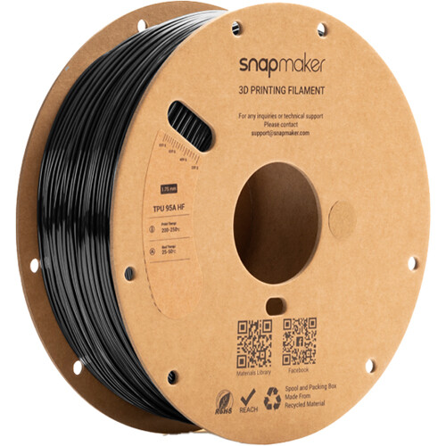 Snapmaker TPU 95A HF RFID Filament (1kg, Black)