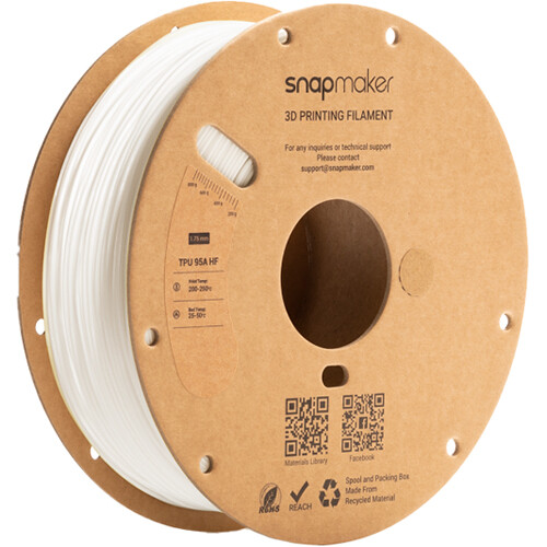 Snapmaker TPU 95A HF RFID Filament (1kg, White)