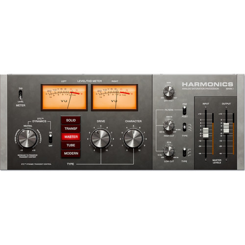 Softube Harmonics - Analog Saturation Processor for Pro Audio Applications (Download)