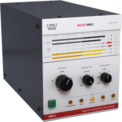 Softube Weiss MM-1 Mastering Maximizer - Software Limiter for Mixing and Mastering (Download)