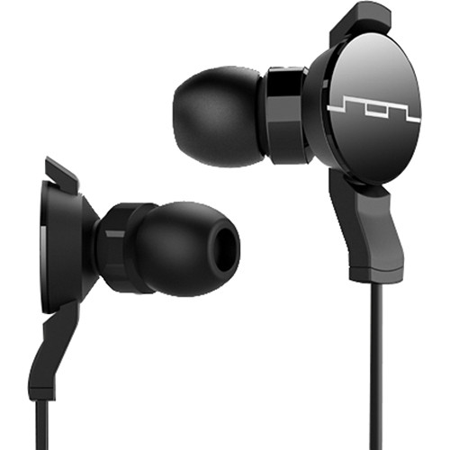 SOL REPUBLIC Amps In Ear Headphones with Single-Button Remote (Black)