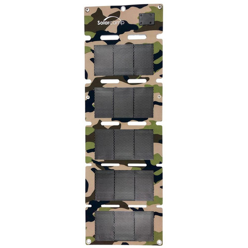 Solar Camp 50W Solympic-Power 12-Fold Portable Solar Charger (Camo)
