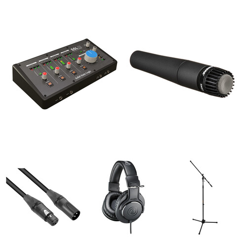 Solid State Logic SSL 12 USB Audio Interface with Guitar Recording Kit