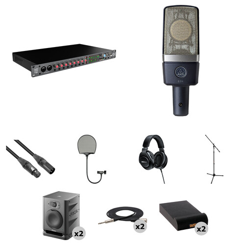 Solid State Logic SSL 18 USB-C Audio/MIDI Interface with Home Studio Kit