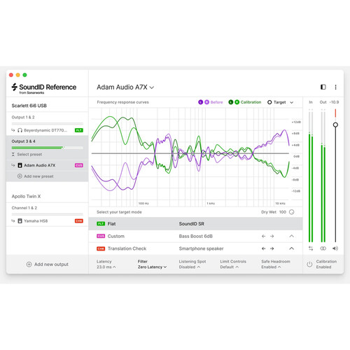 SONARWORKS SoundID Reference for Speakers & Headphones Plug-In and App (Educational, Upgrade, Download)