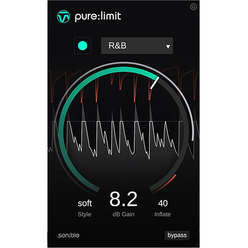 Sonible pure:limit Intelligent AI-Driven Limiter Plug-In (Crossgrade from Any Sonible Product)