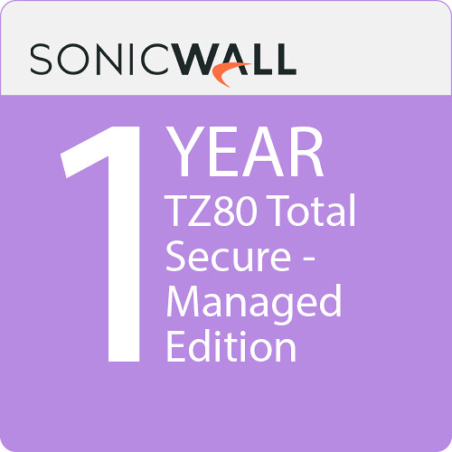 SonicWALL TZ80 TotalSecure - Managed Edition (1-Year)