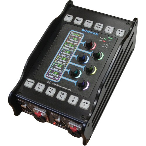 Sonifex AVN-CU2 Configurable Dante Commentary Unit for 2 Commentators