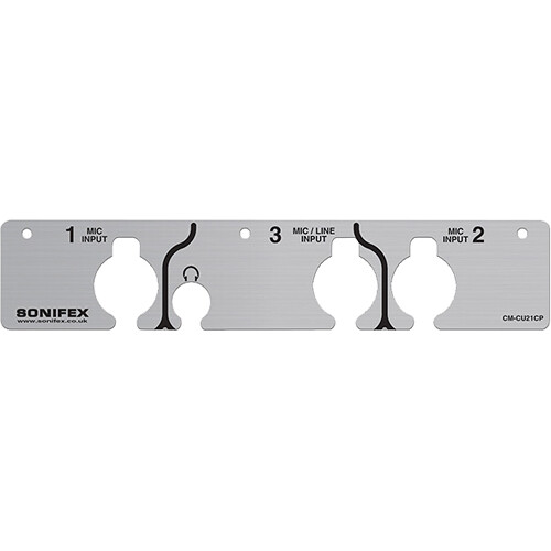 Sonifex Front Cover Plate for CM-CU21 Commentator Unit