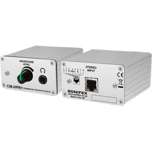 Sonifex CM-HPR1 Passive Headphone Volume Control with StudioHub+ RJ45 Input