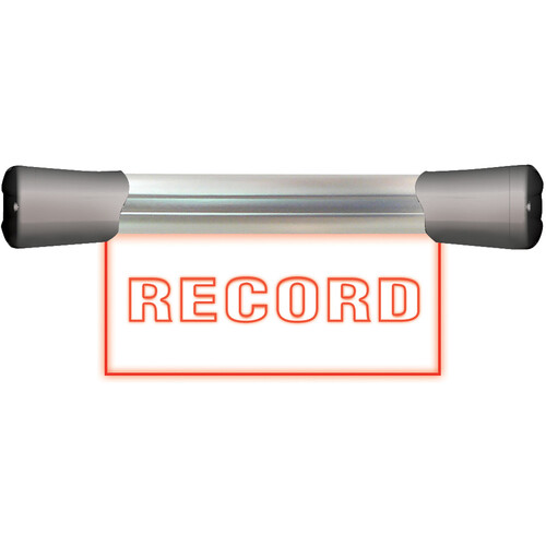 Sonifex SignalLED Single Flush Mount RECORD Sign (7.9")