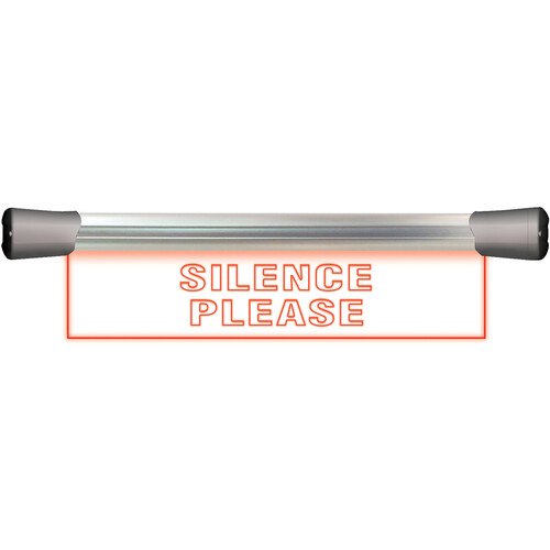Sonifex SignalLED Single Flush Mount SILENCE Sign (15.8")