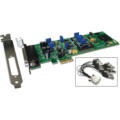 Sonifex PC-AD2 Dual Stereo Analog I/O and Dual Stereo AES-3 I/O PCIe Half-Height Sound Card