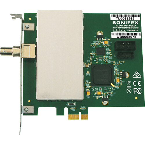 Sonifex PC-DAB1 1-Ensemble DAB+/DAB Radio Capture PCIe Card (Band III: 174 to 240 MHz)