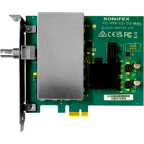 Sonifex PC-FM12 12-Channel FM Radio Capture PCIe Card (87.5 to 108.5 MHz)