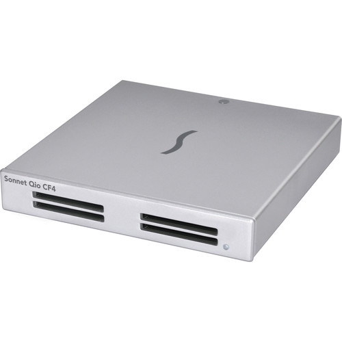 Sonnet Qio CF4 Professional CompactFlash Media Reader with PCIe 2.0 Card Interface for Windows
