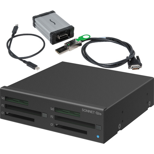 Sonnet QIO MR Professional Universal Media Reader with Thunderbolt Interface Kit