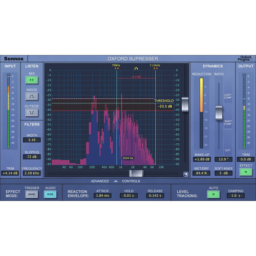 Sonnox Oxford SuprEsser De-Esser Audio Plug-In (AAX Native)